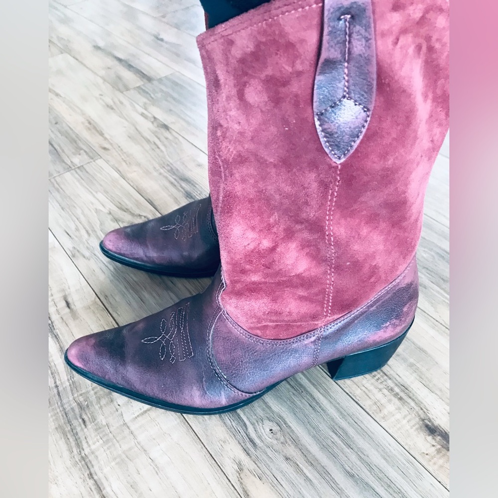 AMERICA by azaleia Cowboy Boots Made in Brazil Size 11 - Picture 15 of 16